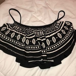 patterned flow bikini top!!!